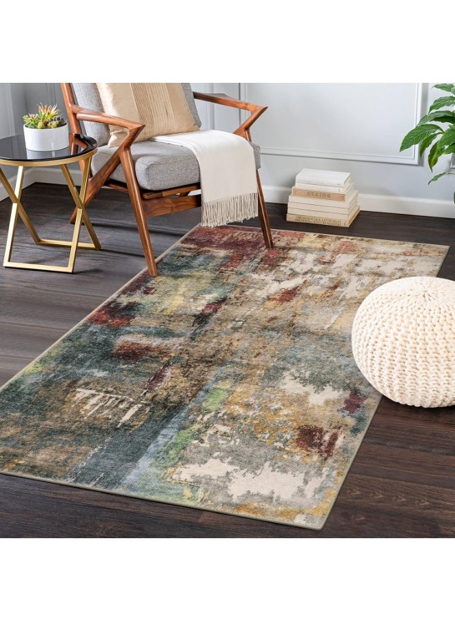 Runner Rug for Hallways Indoor/Outdoor Rectangular, 0.25cm Thick Dahr Dots Non Slip Easy to Clean, Perfect for Living Room, Dining Room, Hallway, Living Room, Dining Room Runner - Image 1